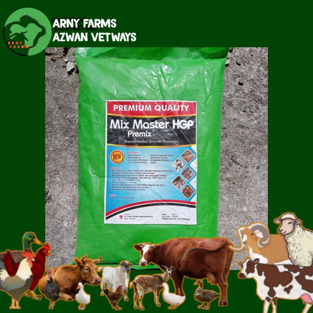 MIX MASTER PREMIX HGP UNTUK UNGGAS 1KG