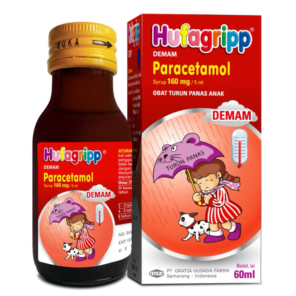 HUFAGRIP DEMAM SIRUP 60 ML