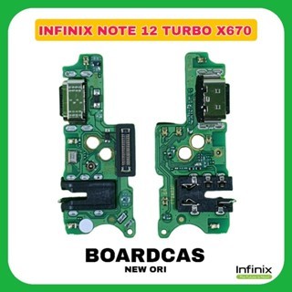 Pcb cas charger boardcas infinix note 12 turbo x670 ori new