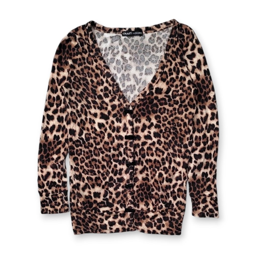 Crazy Angel Leopard Cardigan
