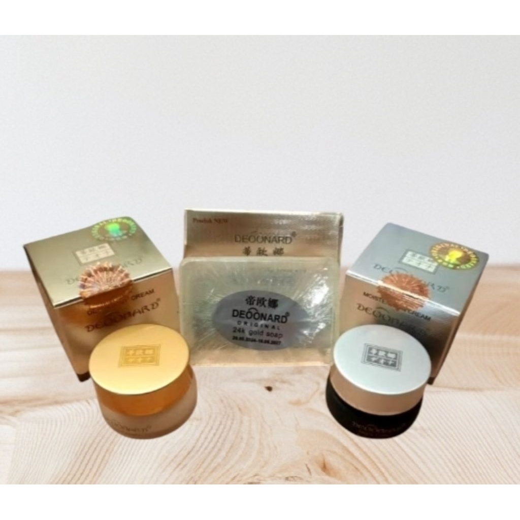 paket cream Deoonard gold 3in1