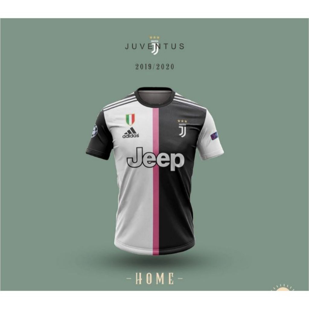 Jersey Baju Bola JUVENTUS FC Home 2019-2020 Fullprinting