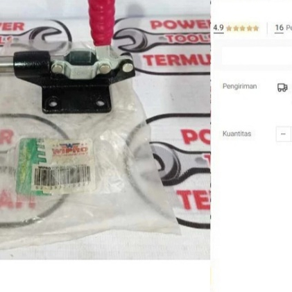 

Toggle clamp push pull 227 kg klem tekan tarik TCP 932 / TCP-932 Wipro