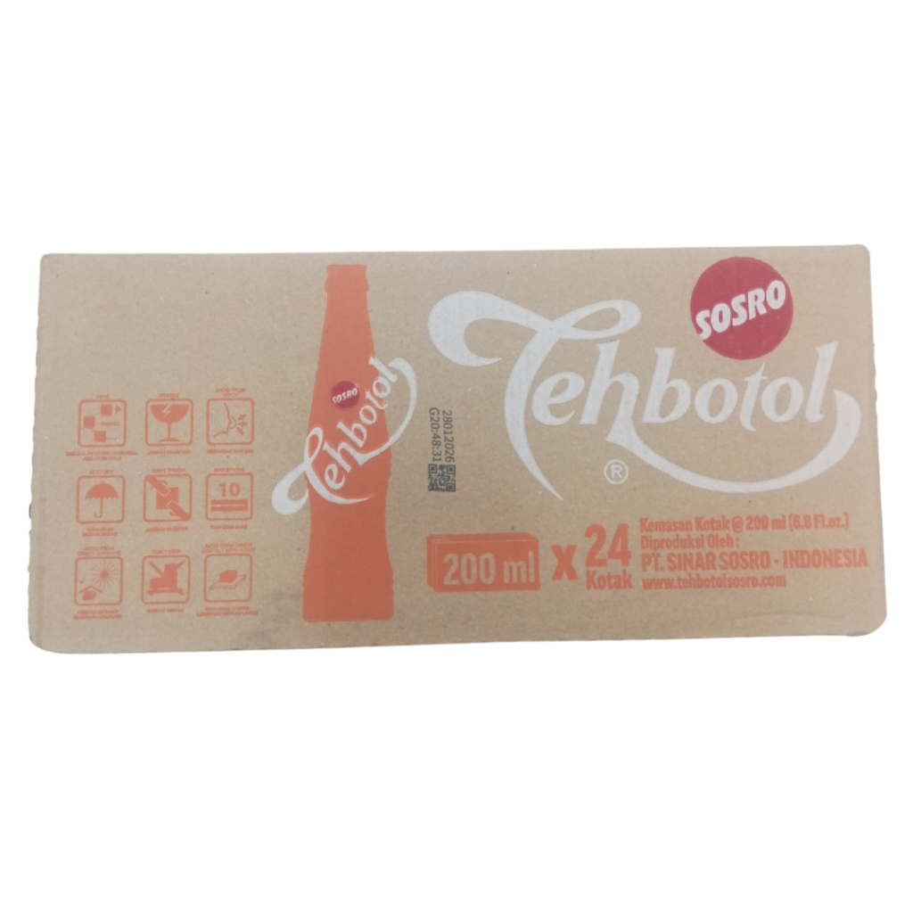 

SOSRO Teh Botol 200mlx24 kotak