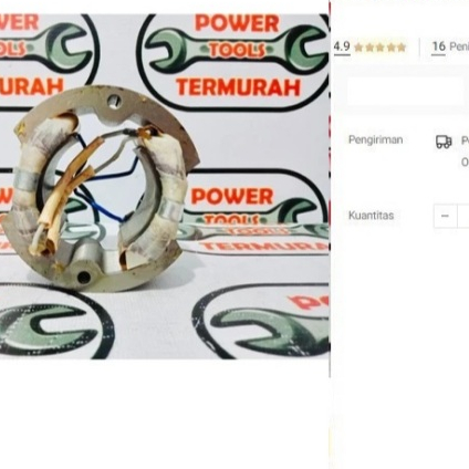 

Stator Mesin Bor Modern Jiz-13 / Field Assy Bor Modern Jiz13 Body Besi