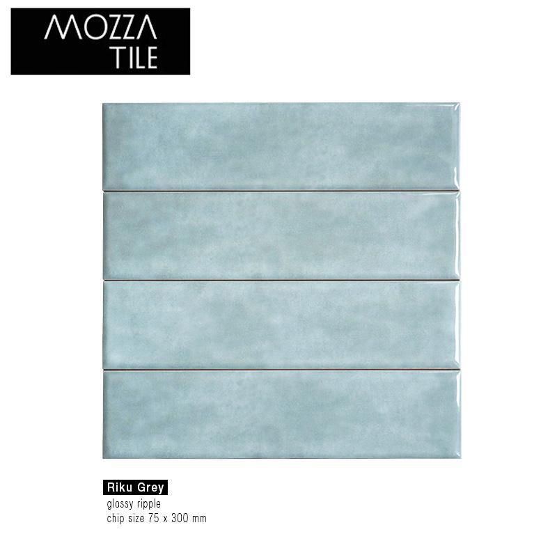 Subway Tile Keramik MOZZA TILE Riku Grey 7,5x30