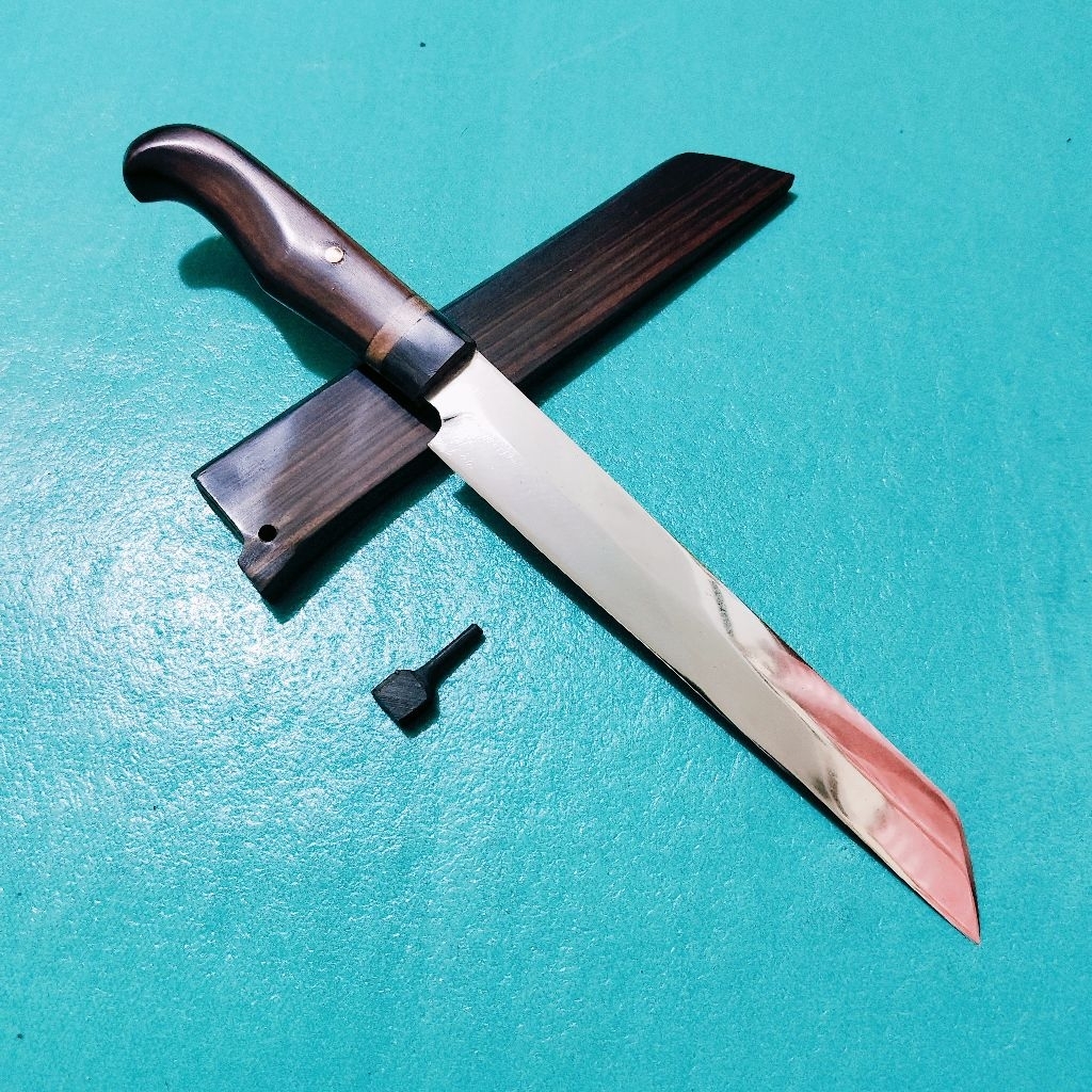 Pisau Sembelih Bandung Chef Design Tehnik Dorong Baja D2