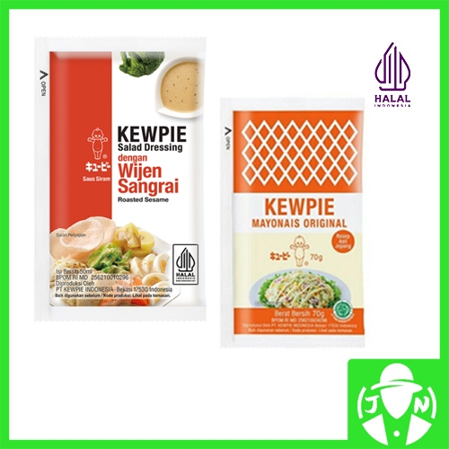 

KEWPIE Salad Dressing Wijen Sangrai, Mayonaise Sachet ALL Variant