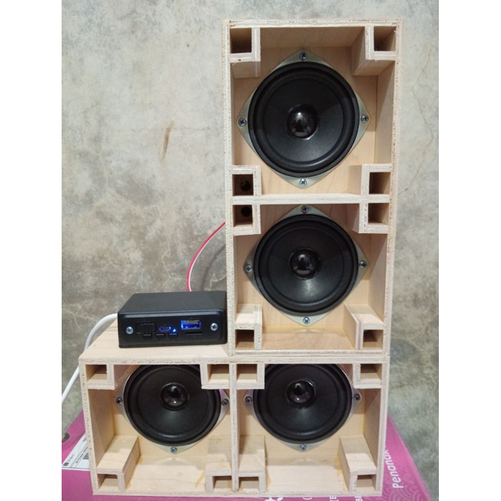 Paket Miniatur Sound System Bluetooth Siap Cek Sound