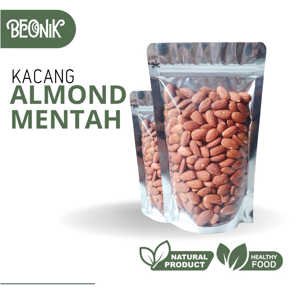

Kacang Almond Kupas Mentah 500 GR
