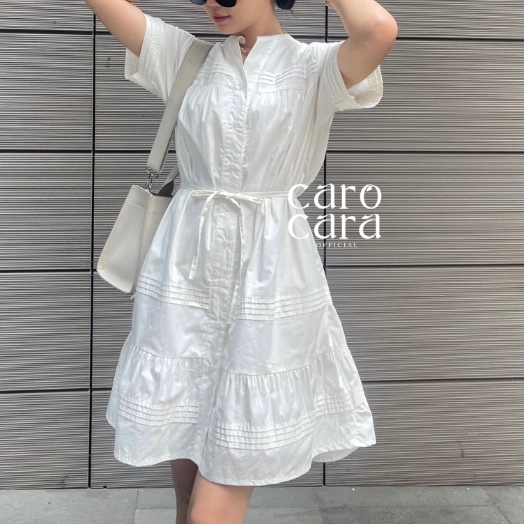 CAROCARA  Ava Dress Wanita Office Look Simple