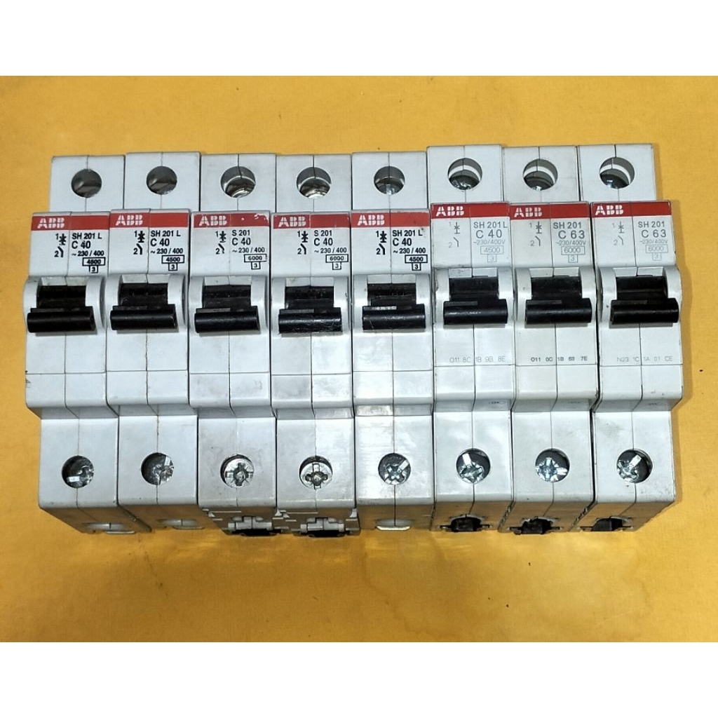 mcb abb SH 201 1pas 40a 63a abb original