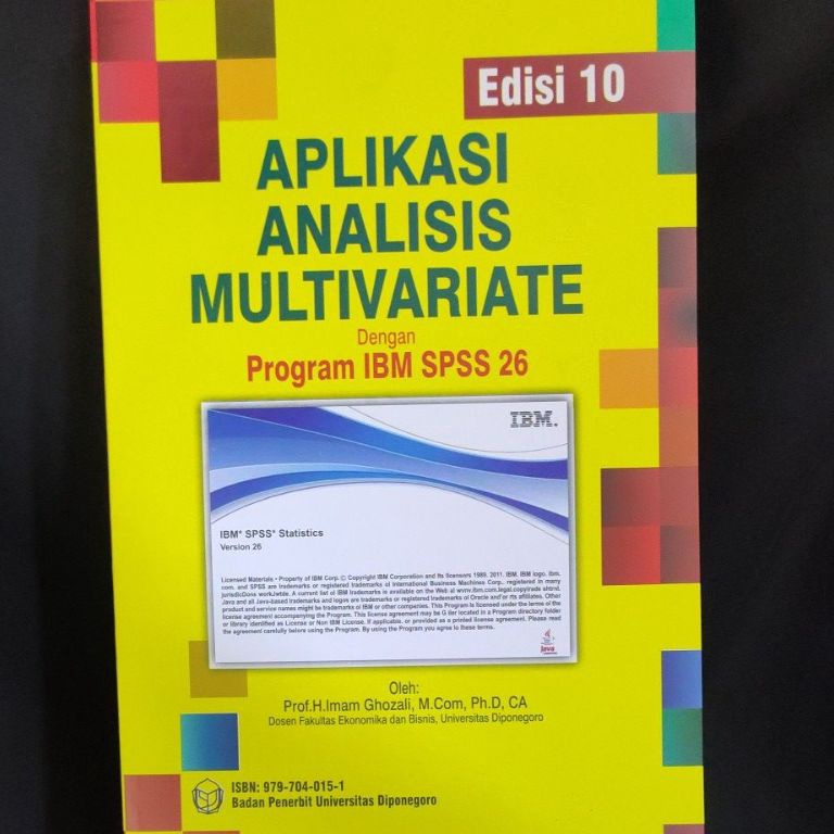 KODE M86C SPSS 26 APLIKASI ANALISIS MULTIVARIATE IMAM GHOZALI