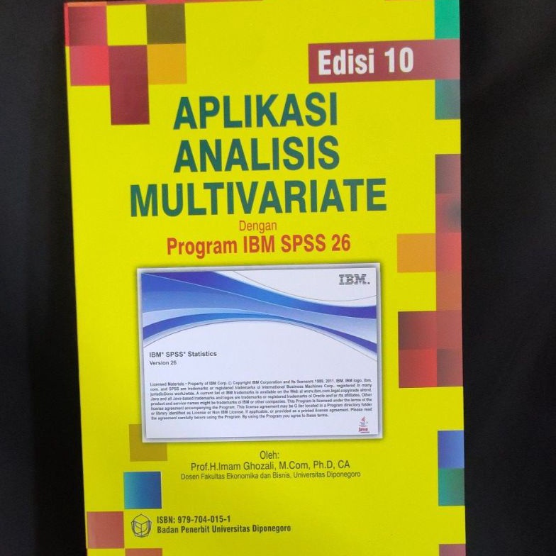 KODE R49R SPSS 26 APLIKASI ANALISIS MULTIVARIATE IMAM GHOZALI