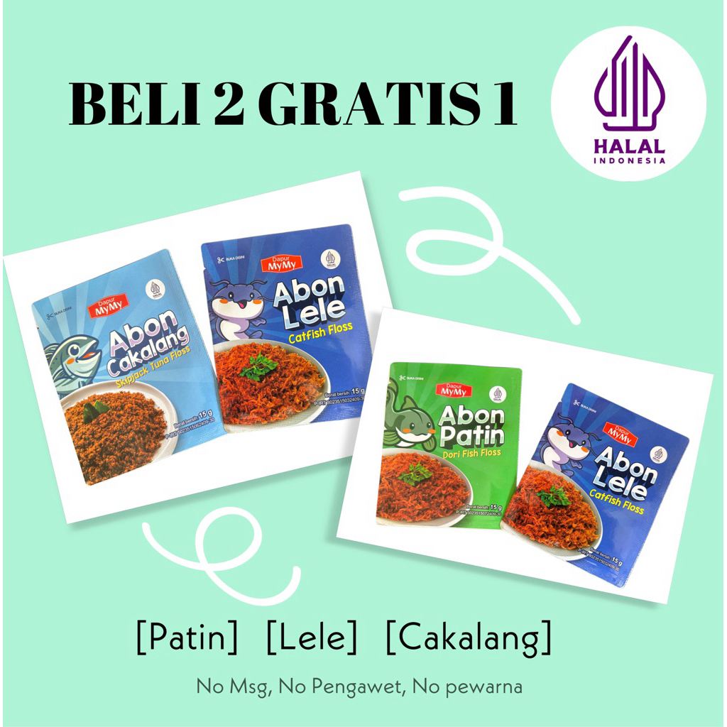 

NF-Beli 2 Gratis 1 Abon MPASI Rasa Patin Anti GTM Penambah Nafsu Makan Anak Tanpa Campuran Kemasan Ekonomis