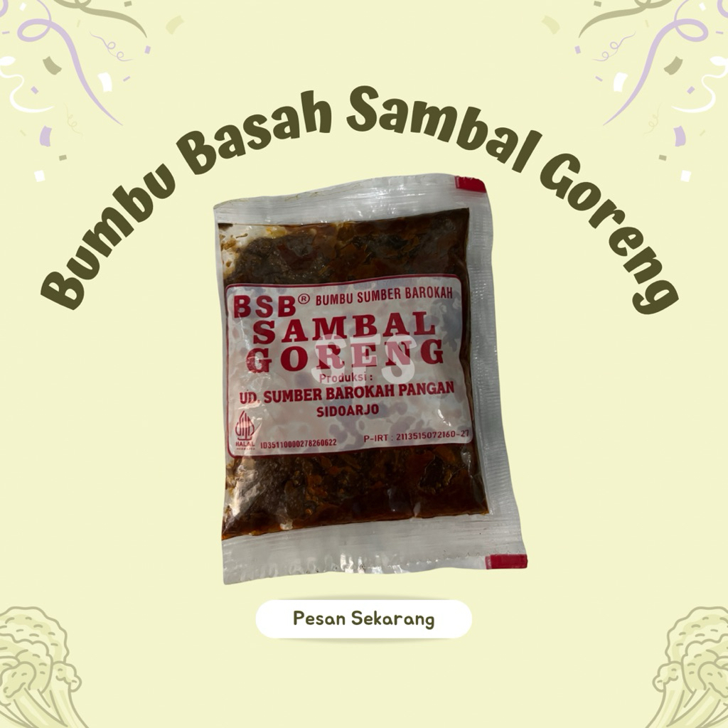 

Bumbu Basah Sambal Goreng Siap Masak Bumbu Instan - Sayur Fresh Solo