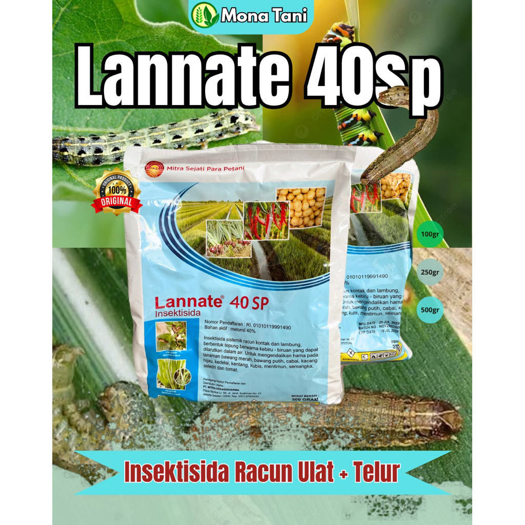 LANNATE 40sp Insektisida Pembasmi Hama Metomil Sistemik Original 100%