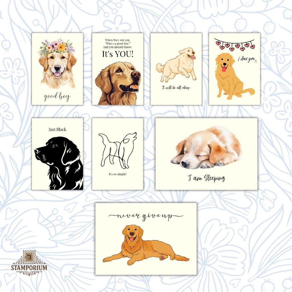 

STAMPORIUM | Kartu Pos / Postcard | Anjing