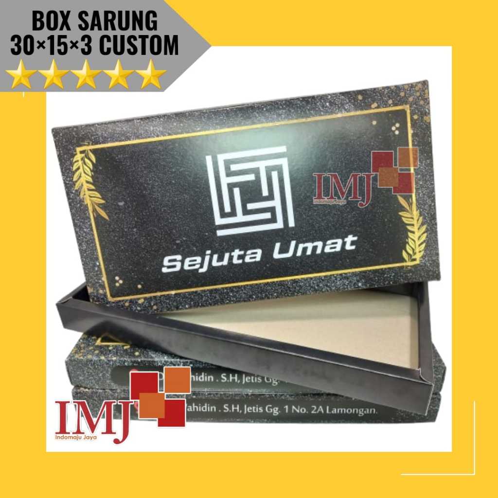 

BOX SARUNG TOP BOTTOM CUSTOM DESAIN 30x15x3 BOX SARUNG CUSTOM 30×15×3