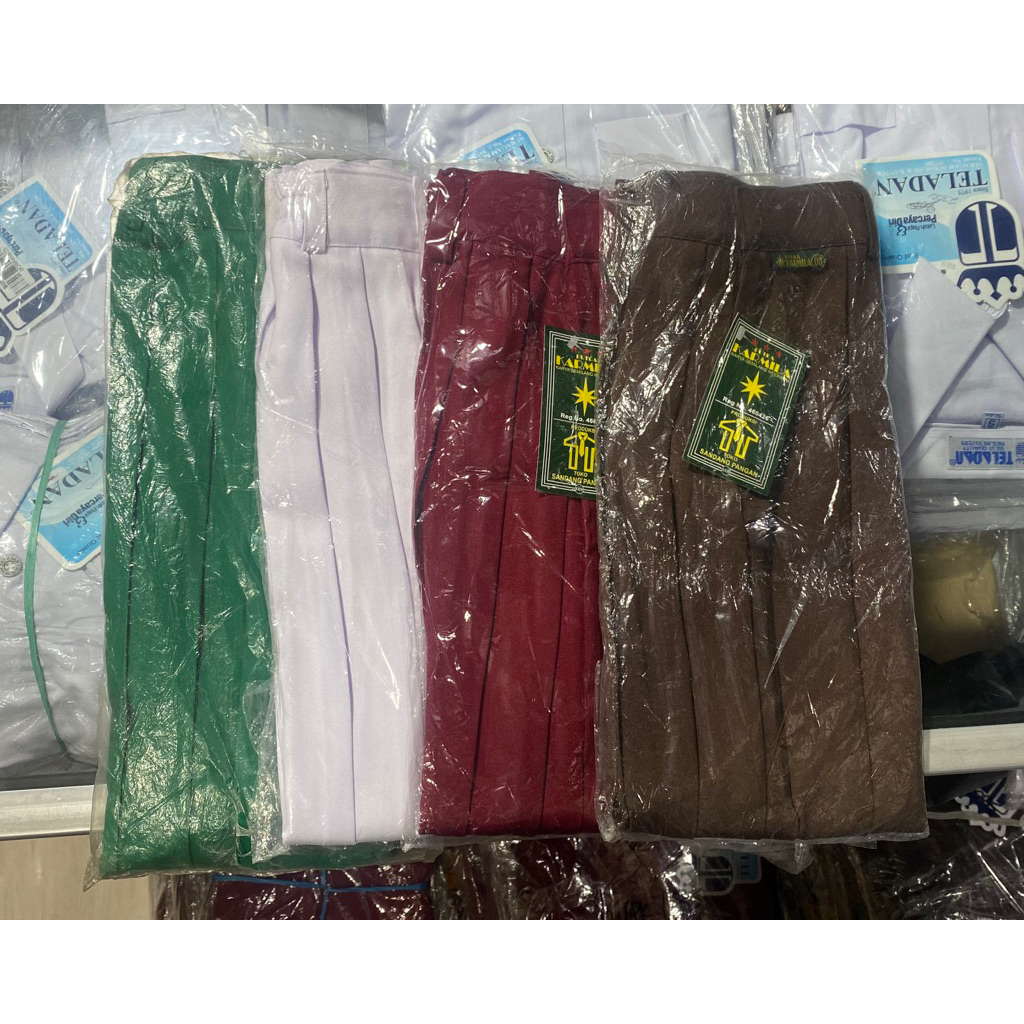 ROK LIPIT-LIPIT MEREK KARMILA (MERAH, COKLAT, PUTIH, HIJAU)