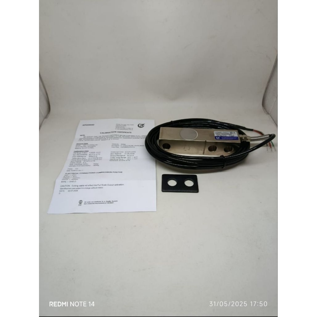 load cell zemic h8c-c3-500kg-4B / load cell zemic h8c 500kg + mounting foot / load cell shear beam 5