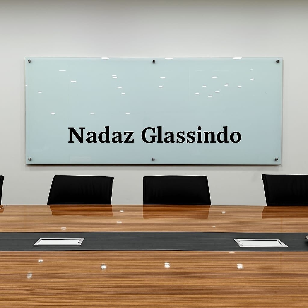 

glassboard 120 x 240 cm / papan tulis kaca 120 x 240 cm