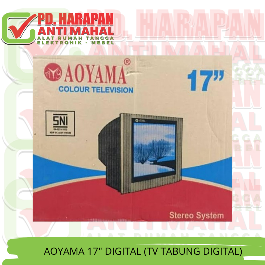 AOYAMA 17" DIGITAL (TV TABUNG DIGITAL)/ TV TABUNG DIGITAL