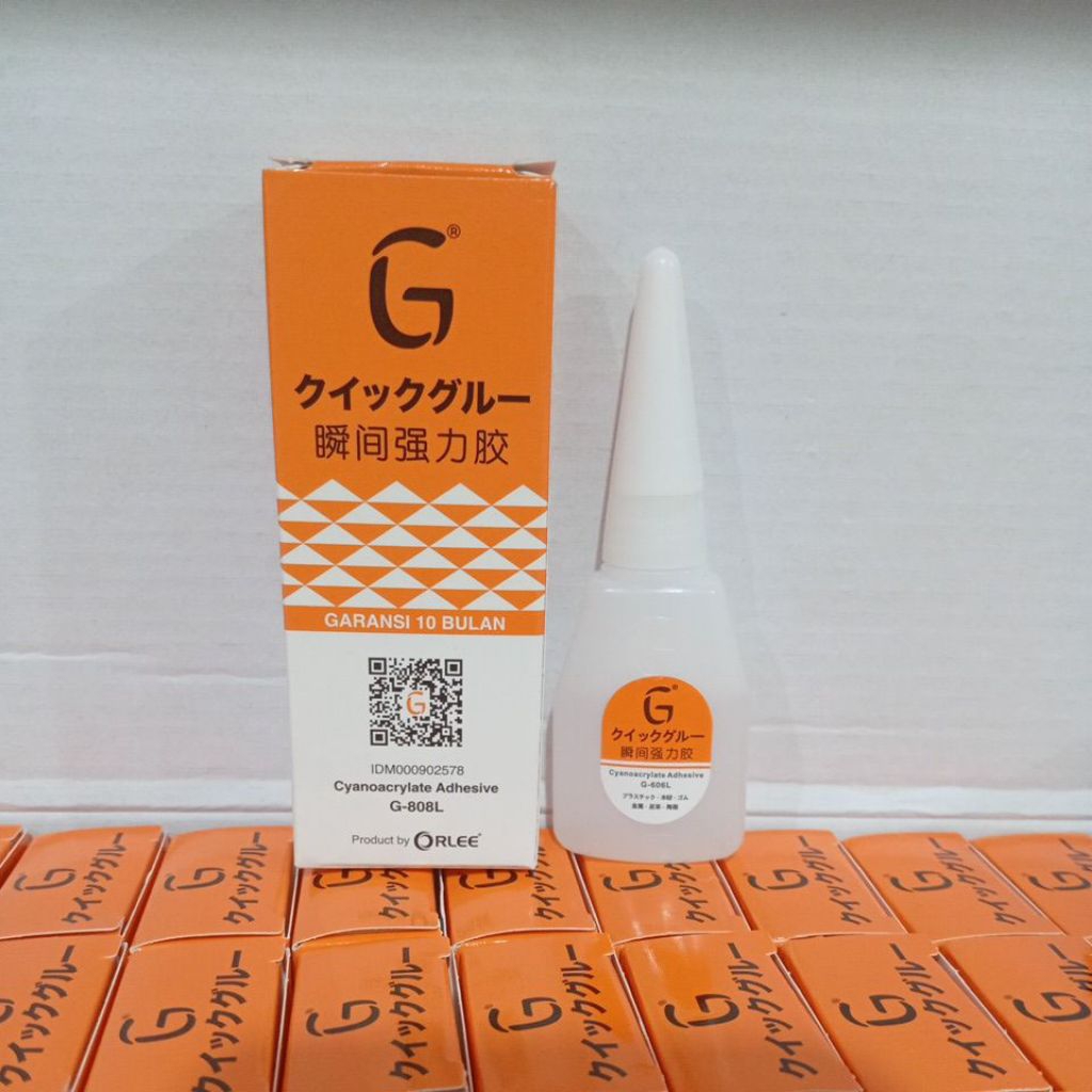 

Harga 10 pcs LEM G ORLEE (PUTIH ORANGE) Lem Korea G
