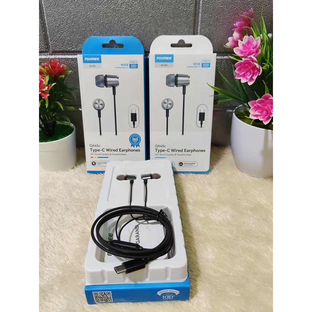 Type-C Wired Earphone Qa45c Foomee