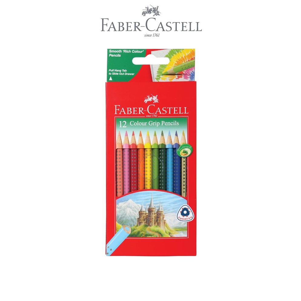 

KODE L24J FaberCastell Colour Grip Pencils 12