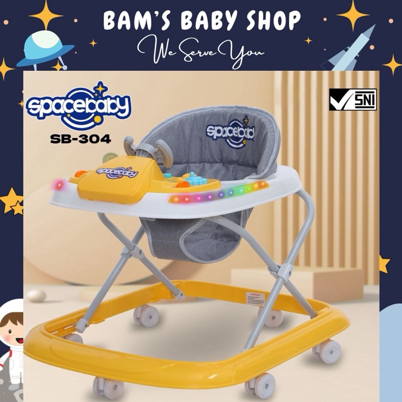 KODE A87V Free Bubblewrap Bams Termurah Baby Walker Standart Apolo Apollo Standar Space Baby Spaceba