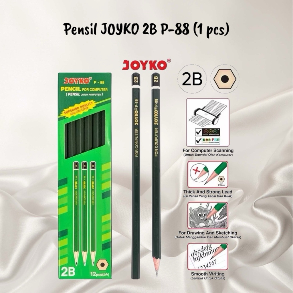 

[ATK] JOYKO PENSIL 2B P-88 (1 pcs)