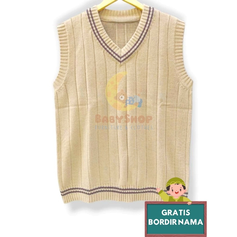 Baju Rompi Rajut Anak Perempuan Vest Salur Import SD SMP SMA DEWASA