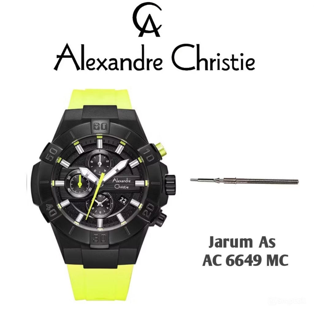 Jarum As / Stem Jam Tangan Alexandre Christie Type AC 6649 MC All Series