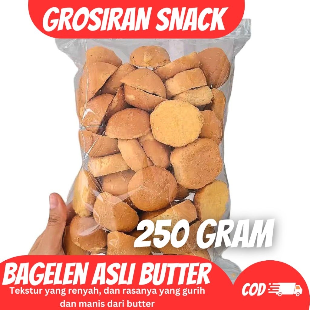 

250 GRAM Bagelen Asli Original (butter)