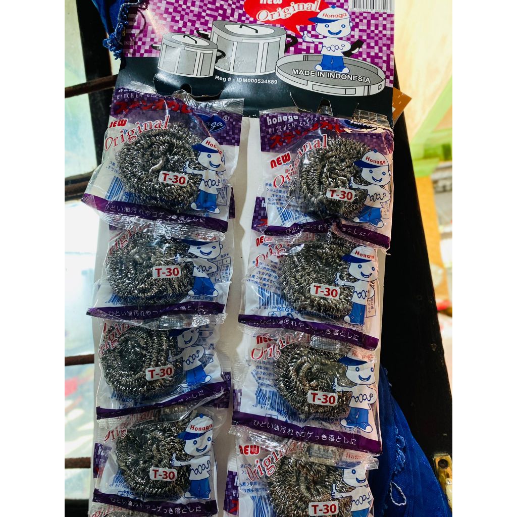 MURAHH(1 RENTENG = 12 PCS) GOSOK PANCI T30/ GOSOK PANCI HONAGA/ KASAK PANCI KAWAT/GOSOK PANCI HONAGA