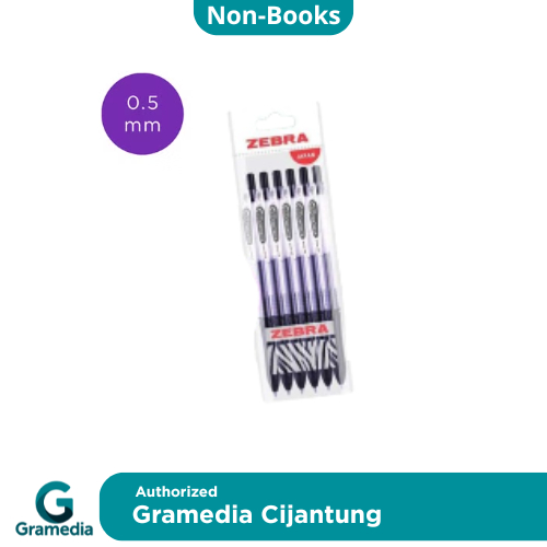 

Gramedia Cijantung - ZEBRA KOKORO GEL 05 BLACK SET 6