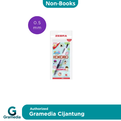

Gramedia Cijantung - ZEBRA KOKORO 0.5 SET 12 BLACK INK