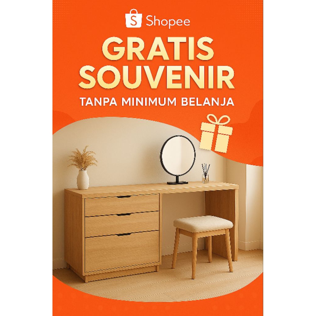 MEJA RIAS PUTAR | MEJA RIAS MINIMALIS | MEJA KERJA KAYU | MEJA KERJA MINIMALIS