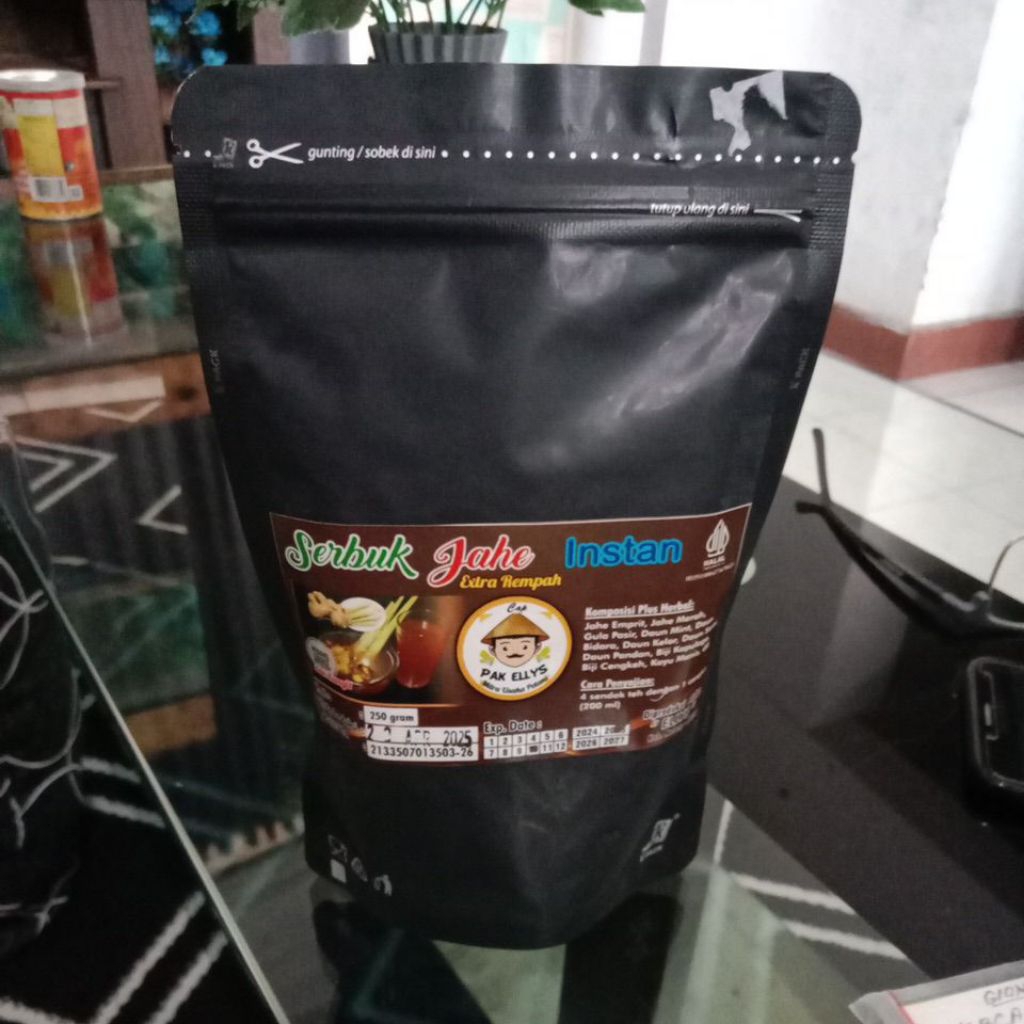 

Serbuk Jahe Instan Cap Pak Ellys