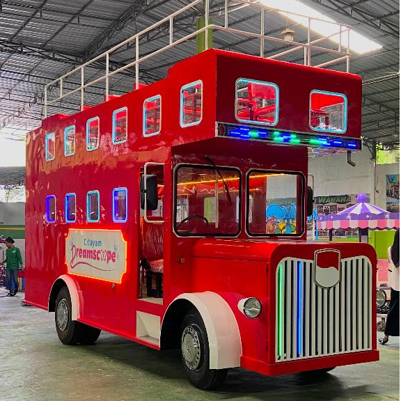 Mini Bus Tingkat Mesin PS 100 || Kereta Mini Wisata