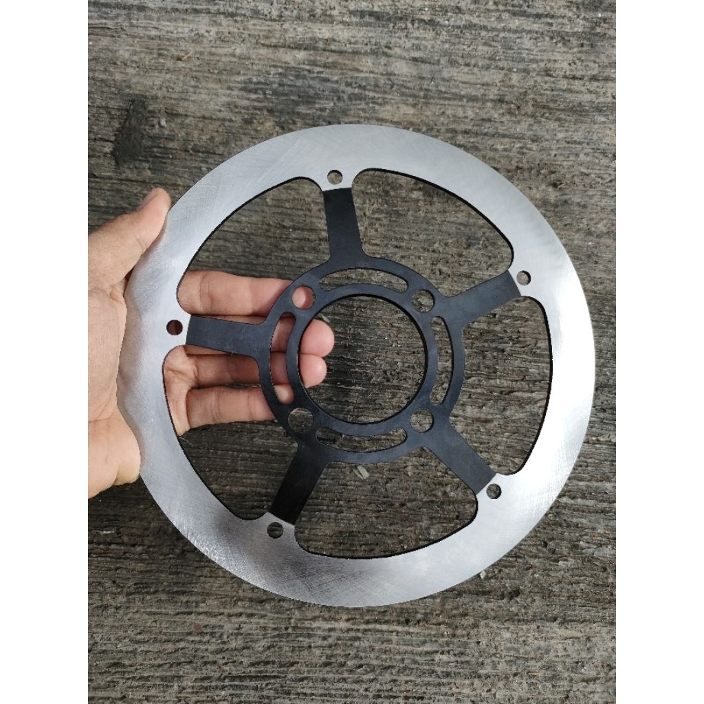 PIRINGAN CAKRAM DEPAN DISC FROTING BUTA COAK GARIS 220MM