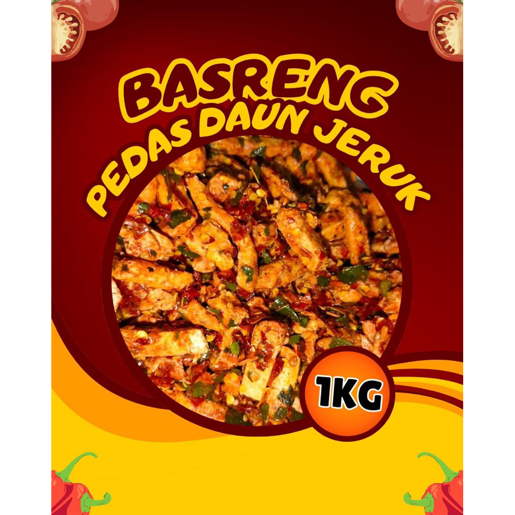 

Basreng Daun Jeruk 1kg/ Basreng Stik pedas 1kg