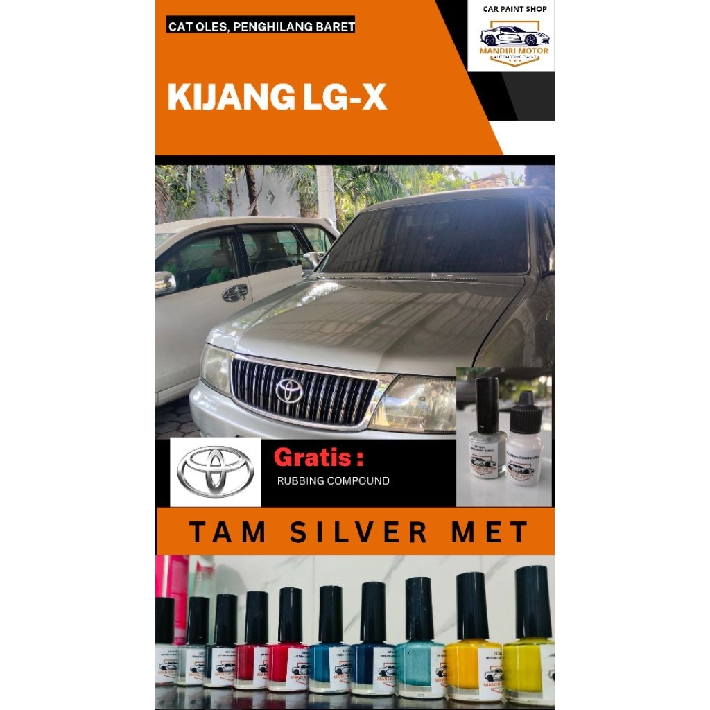 cat oles, SILVER MOBIL KIJANG LG-X