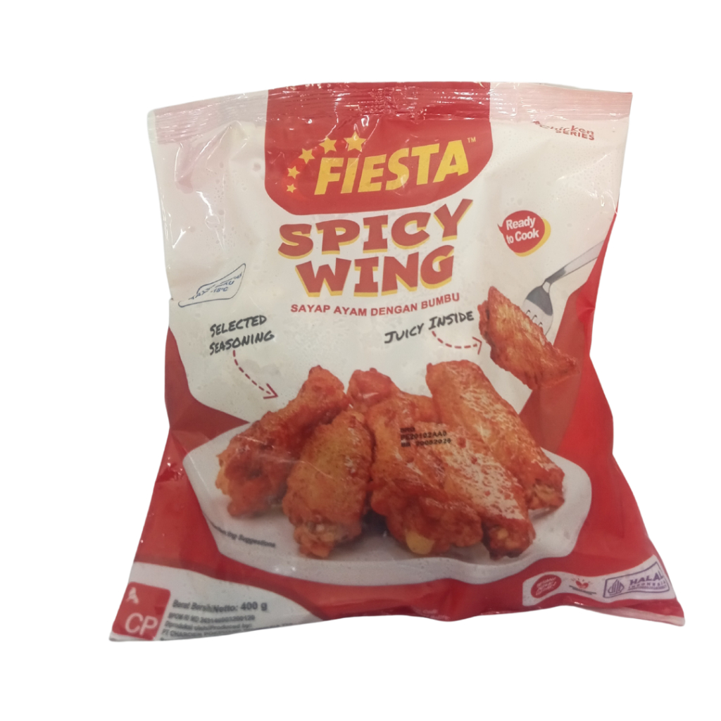 

FIESTA SPICY WING Sayap Ayam Dengan Bumbu 400g