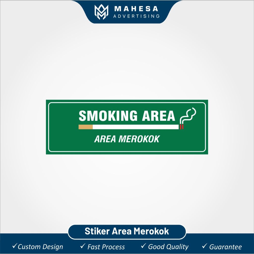 

Stiker Smoking Area - Area Merokok