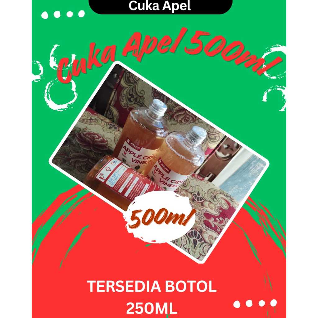 

Alami Cuka Apel 500 ml Organik Untuk Diet Detoks | Alami Cuka Apel 500ml Organik Untuk Diet