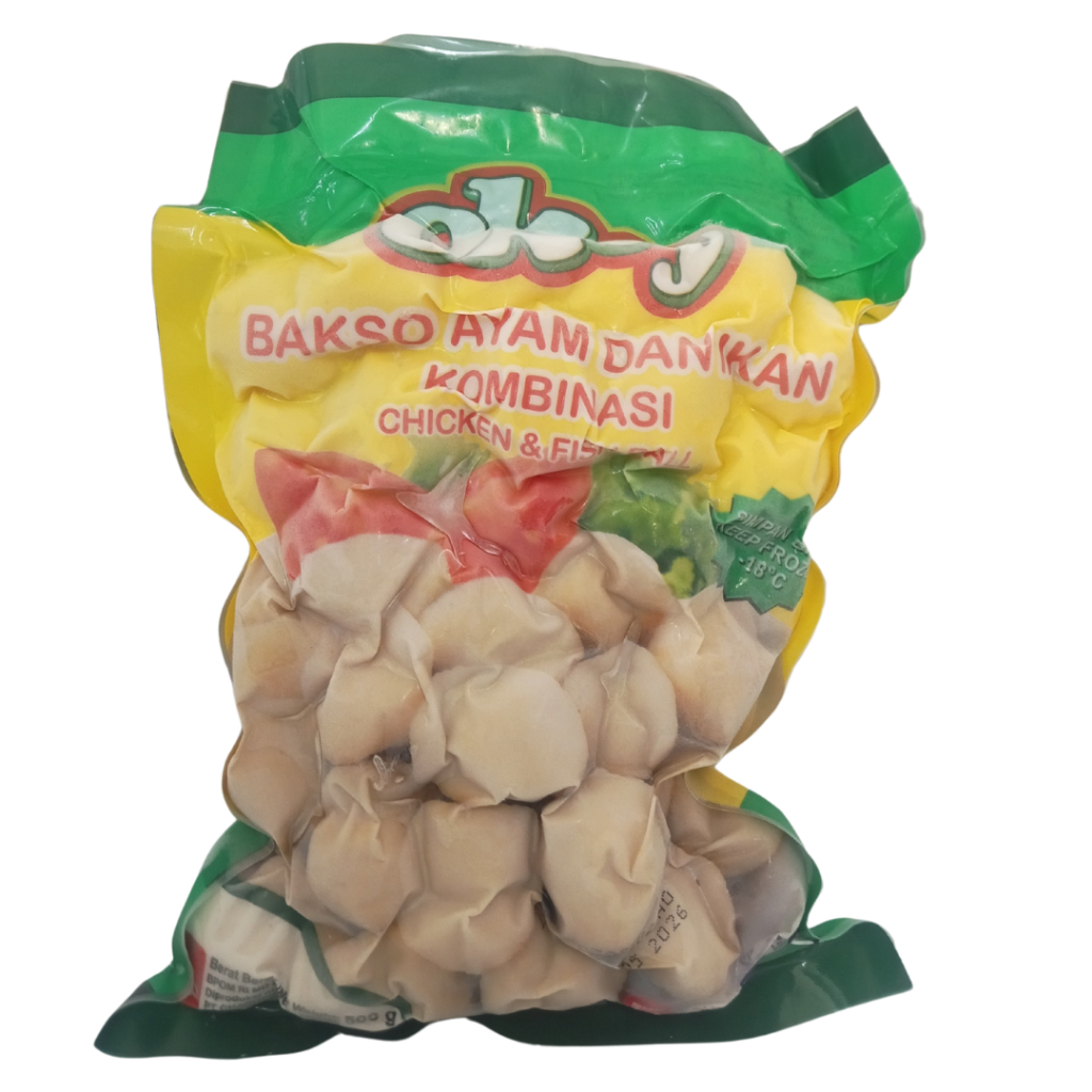 

Okey Chicken Ball Bakso Ayam&ikan Kombinasi 500g