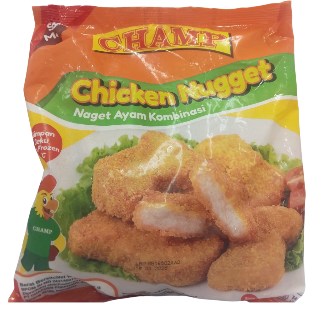 

CHAMP CHICKEN NUGGET Naget Ayam Kombinasi