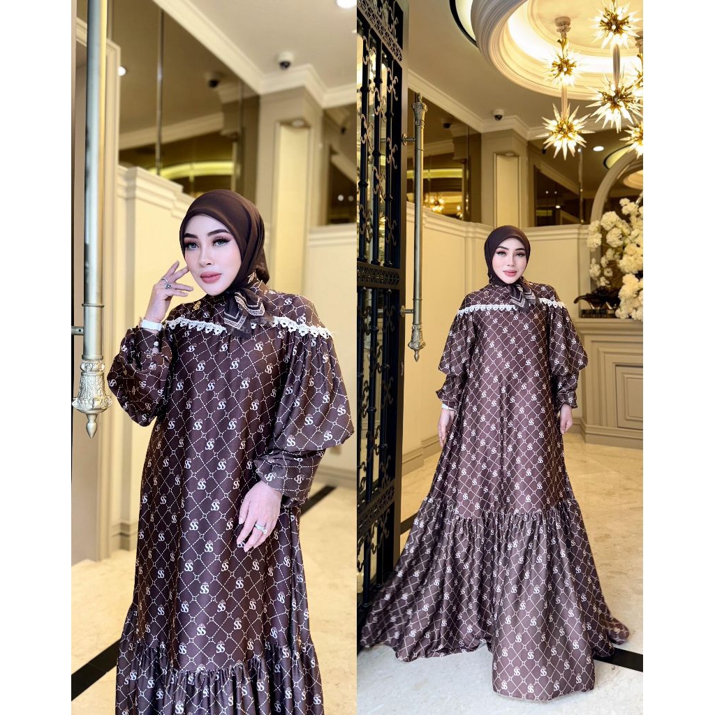DRESS SHELLASAUKIA TERBARU DI JAMIN ORI 100% GAMIS SS TERBARU GAMIS SHELLASAUKIA TERBARU DRESS MONOG